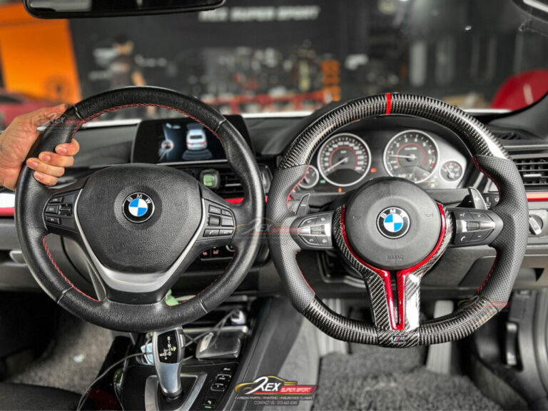 Carbon Fiber M3 F30 M4 F80 Steering Wheel Full Set